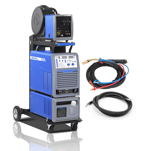 Machine à souder industrielle et portable à double impulsion numérique MIG/MAG/CO2 NBM-500 combinée aluminium haute stabilité - Product Image 1