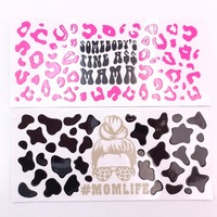 Transferts UV DTF personnalisés en gros pour gobelets, impressions autocollantes prêtes à poser pour verres de 16oz, 20oz, 24oz, thème Halloween