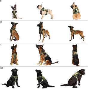 Arnés táctico sin tirones <span class=keywords><strong>para</strong></span> <span class=keywords><strong>perros</strong></span>, reflectante, camuflaje, con mango, chaleco <span class=keywords><strong>para</strong></span> <span class=keywords><strong>perros</strong></span> con cinturón <span class=keywords><strong>de</strong></span> <span class=keywords><strong>seguridad</strong></span> <span class=keywords><strong>para</strong></span> mascotas - Product Image 2