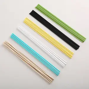Custom Size White Fiber Cotton Reed Diffuser Sticks Bulk Humidifiers Wick Material Absorb Humidifier Filter Perfume Wick Stick