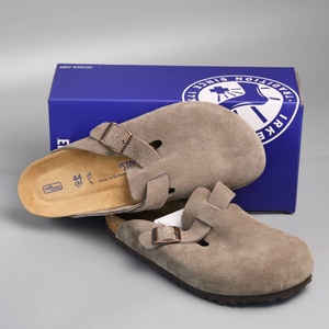 Zoccoli Boston in Pelle Scamosciata Stile Birkenstock con Suola in Sughero per Infermieri, Uomini e Donne, <span class=keywords><strong>Ciabatte</strong></span> All'Ingrosso Nuove - Product Image 1