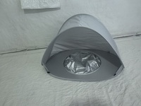 Wind Valley Stahldraht Einfach Aufzubauendes Pop-up Camping Strand Kinder Silbernes Material Zelt