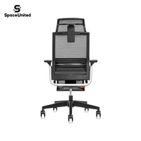 Chaises de bureau modernes SpaceUnited pour salle de réunion, chaises de bureau en maille, sièges pour zone de discussion, chaises ergonomiques inclinables