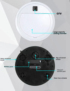 หุ่นยนต์ดูดฝุ่น 3 in 1 แบบกวาด ถู ดูดฝุ่นไร้สาย แรงดูด 1500pa สำหรับบ้าน - Product Image 3