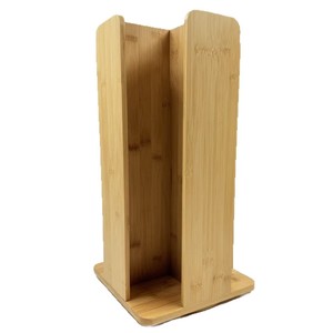 360 Rotating Paper Cup Holder Desktop Storage Rack Natural Black <b>Standing</b> Type For Coffee Milk <b>Tea</b> Cups - Product Image 2