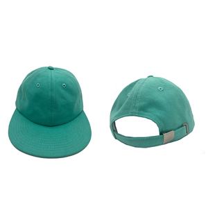 Casquette de baseball à profil bas, non structurée, à 6 panneaux, en coton recyclé écologique et durable, brodée, avec visière plate, vente en gros - Product Image 1