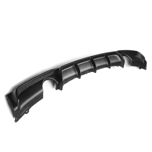 Difusor de Parachoques Trasero Negro Mate con Salida Doble para Silenciador Único para BMW F30 Serie 3 335i 2012 2013 2014 2015 2016 2017 2018 - Product Image 3