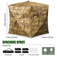 Tente de chasse extérieure personnalisable avec design respirant, murs camouflés, dissimulation en forêt, tente de camping, abri de chasse