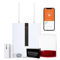Sistema de Seguridad con Panel de Control de Alarma SIA CID Shenzhen para Edificios Comerciales, Antirrobo para Casa con Wifi y Sirena Externa Focus 7668