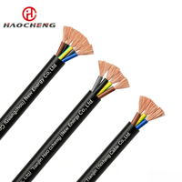 Câble multiconducteur en cuivre RVV 0,6/1KV, classe 5, PVC résistant à l'usure, CE, pour utilisation à -25°C~75°C, pour bâtiments/équipements/surveillances