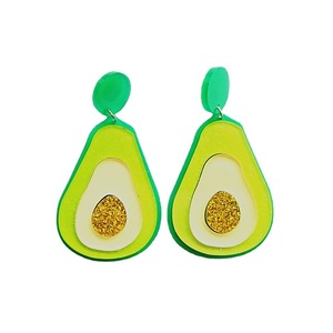 ต่างหูอะคริลิคสไตล์เกาหลีน่ารักสวยงามสำหรับเด็ก ลายผลไม้-แตงโม เลมอน เชอร์รี่ ดีไซน์สำหรับวันครบรอบ - Product Image 6