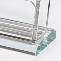 Porte-stylo en cristal K9 personnalisé Honor of Crystal, cadeau pour la Journée des enseignants, décoration de bureau, fournitures de bureau, trophée de bureau, porte-stylo