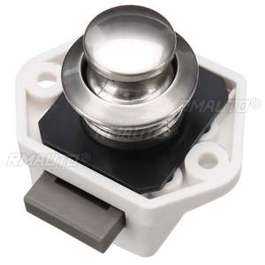 Cerradura de botón de 20 mm para cajones de caravanas, autocaravanas, barcos y muebles, herrajes de bloqueo para vehículos recreativos - Product Image 3