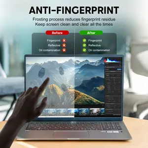15.6 इंच का लैपटॉप एंटी ब्लू लाइट प्राइवेसी फिल्टर लेनोवो एचपी डेल एसर के साथ संगत है जो 16:9