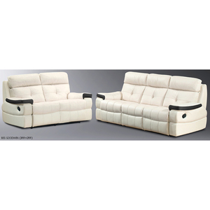 BIS GOODWIN, sofá reclinable de tela de cuero genuino para el hogar moderno, juegos de sala de estar de diseño Modular 3 + 2 + 1 para Malasia - Product Image 1