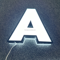 Enseignes commerciales personnalisées, lettres lumineuses LED, enseignes LED 3D en acrylique, enseignes lumineuses pour logo de marque d'entreprise, enseignes de magasin extérieures