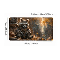 Cool raton laveur fantaisie scénique élégant PC tapis de souris de jeu tapis de joueur Teclado tapis ergonomique tapis de bureau pour ordinateur portable tapis 900X400