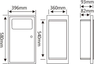 Bidone della spazzatura da <span class=keywords><strong>bagno</strong></span> pubblico incorporato a parete con coperchio ribaltabile In acciaio inossidabile per Hotel commerciale - Product Image 2
