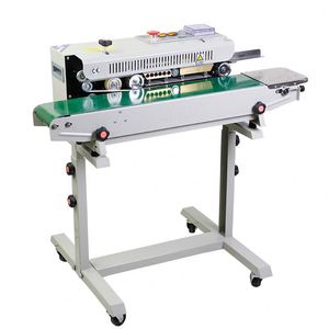 Máquina Selladora de Bolsas de Plástico Eléctrica de Alta Calidad para Envasado de Alimentos y Bebidas, Selladora Horizontal Automática con Rodamiento de Engranajes Continuo - Product Image 1