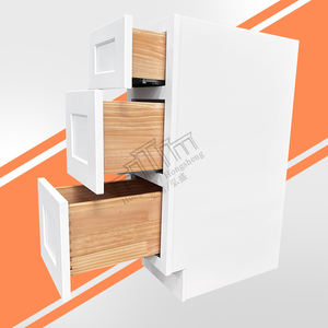 Spedizione gratuita Shaker stile VSD1221 Vanity 3 cassettiere 12 "W X 34.5" H X 21 "D bagno moderno vanità per appartamento - Product Image 6