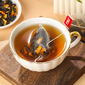 Trà Micro <span class=keywords><strong>Tea</strong></span> Tangerine Pu Er Trà thảo dược tự nhiên Hỗ trợ huyết mạch Sức khỏe Trà thảo dược bổ huyết Túi lọc thảo dược tự nhiên 120g 40 túi - Product Image 5