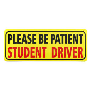 Logotipo personalizado <span class=keywords><strong>de</strong></span> fábrica, pegatina <span class=keywords><strong>para</strong></span> parachoques <span class=keywords><strong>de</strong></span> conductor novato, advertencia <span class=keywords><strong>de</strong></span> seguridad, calcomanías reflectantes magnéticas <span class=keywords><strong>para</strong></span> <span class=keywords><strong>coche</strong></span> - Product Image 1