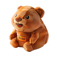 Jouets en peluche personnalisés de haute qualité castor marmotte jouets en peluche grandes dents avec longue peluche