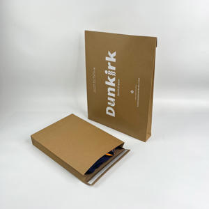 Sac d'expédition en papier kraft écologique, sacs en carton autocollants, soufflets latéraux, enveloppes postales pour l'<span class=keywords><strong>envoi</strong></span> de vêtements - Product Image 6