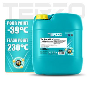 TERZO Tor Truck Line 10W40 Lubrifiant pour moteur diesel de flotte entièrement synthétique API CK 4 ACEA E9 pour camions Euro VI - Product Image 5