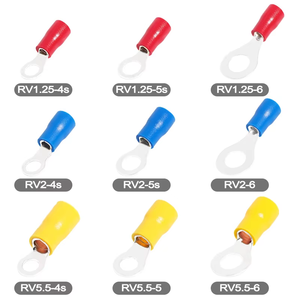ขั้วต่อสายไฟแบบหุ้มฉนวน RV1.25 RV2 RV5.5 สำหรับเชื่อมต่อสายไฟฟ้า - Product Image 2