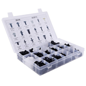 Tool-Free Installation Push-Type Automotive Retainer <b>Clips</b> Plastic Push Pin Rivets Fasteners for Car <b>Bumper</b> Door Trim - Product Image 1