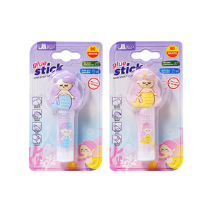 Cartoon Mermaid Solid Glue Stick High Viscosity PVA Cold Glue For Students Portable Mini Glue Sticks 43.5g Yiwu Origin - Product Image 5