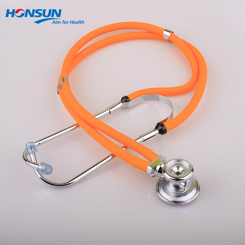 Honsun HS-30C Orange/Saffron Yellow Color Medical Stethoscope