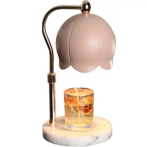 Scented Candles Melter Warmer Lamps Wax Melt Warmers Electric Desk Lamp Dimmable Candle Lamp With Wood Base And Timer