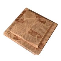 Papier d'emballage alimentaire personnalisé en aluminium anti-graisse pour sandwichs, idéal pour cadeaux, prix de gros