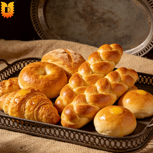 <span class=keywords><strong>Four</strong></span> rotatif à air chaud en acier inoxydable à double chariot, 64 plateaux, grande capacité, pour boulangerie industrielle et usine alimentaire - Product Image 6