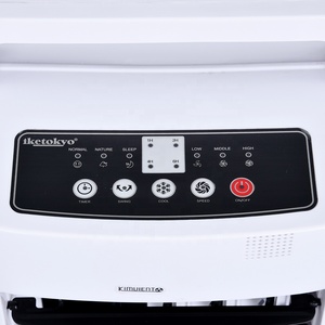 60W 4L Électrique AC/DC <span class=keywords><strong>Monobloc</strong></span> Évaporatif Refroidisseur D'air Ventilateur Portable Chambre AC Ménage Extérieur RV Hôtel Garage État Nouveau - Product Image 5