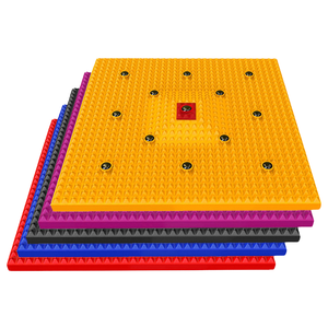 Coussin de massage des pieds pliable écologique à brancher avec acupression et thérapie magnétique, masseur de pieds portable - Product Image 1