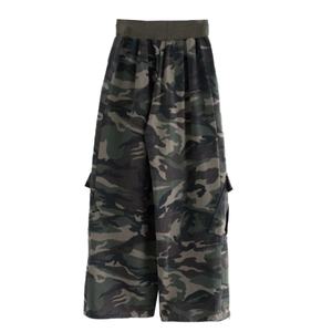 Wholesale Streetwear Camo Baggy Men's <b>Pants</b> High Waist Loose <b>Oversized</b> Sweatpants Flare Sweat Trackpants <b>Cargo</b> <b>Pant</b> Men - Product Image 4