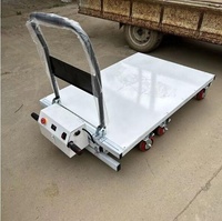 Offre Spéciale bon marché hydraulique manuel Table élévatrice à ciseaux chariot camion table voiture chariot main en aluminium chariot logistique