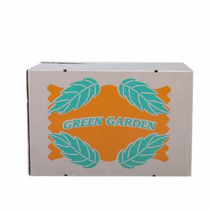 Custom Printing Cardboard Banana Fruit Packing Box Carton