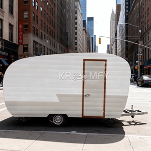 Cuisine mobile de rue, camion de café rapide, camion de restauration, remorque de traiteur, extérieur - Product Image 1