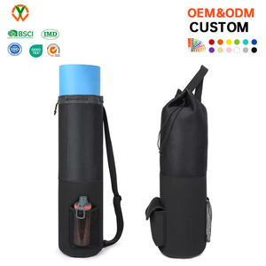 <span class=keywords><strong>Sac</strong></span> de Rangement Personnalisé en Gros pour Tapis de Yoga Réutilisable, <span class=keywords><strong>Sac</strong></span> à <span class=keywords><strong>Bandoulière</strong></span> à Cordon pour Tapis de Yoga, <span class=keywords><strong>Sac</strong></span> de Transport pour Tapis de Yoga pour l'Exercice - Product Image 1