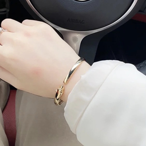Bracciale di Lusso Esagerato con Motivo Leopardato, Braccialetti per <span class=keywords><strong>Uomo</strong></span> e Donna, 17cm Regolabile, Vendita all'Ingrosso del Produttore - Product Image 6