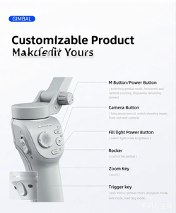 Estabilizador de Cámara con <span class=keywords><strong>Gimbal</strong></span>, Ajuste Automático de 360°, Trípode, Estabilizador de Celular, Estabilizadores <span class=keywords><strong>Gimbal</strong></span> - Product Image 6