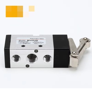 Vanne directionnelle pneumatique à commande manuelle 5/2 voies avec bouton sélectif - Product Image 3