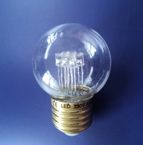 5mm Dip 24V G45 Golf Bulb E27 con <span class=keywords><strong>PC</strong></span> Alta calidad Ip65 bombillas impermeables decorativas al aire libre - Product Image 4