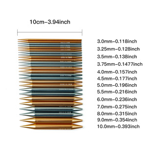 Outils de tricotage, <span class=keywords><strong>aiguilles</strong></span> circulaires détachables de 10 cm, colorées, <span class=keywords><strong>avec</strong></span> échelle d'épaisseur claire, ensemble interchangeable de 13 pièces - Product Image 2
