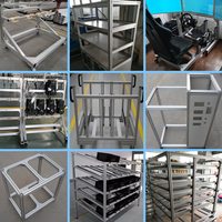 Profils d'extrusion en aluminium industriels personnalisés 2020 2040 4040 4080 6060 8080 Cadres