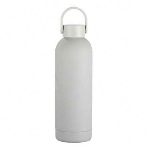 Minimalist Stainless Steel Vacuum Insulated Water <b>Bottle</b> with Handle for Travel - Product Image 2